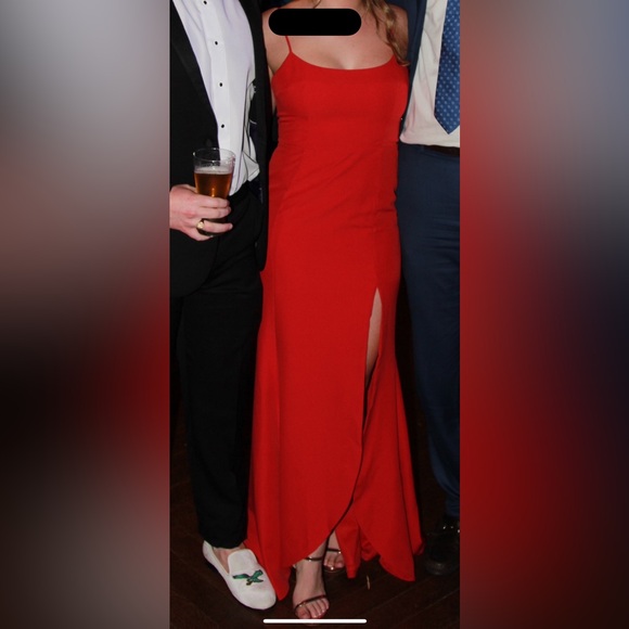 True Violet Red Formal Dress UK 10 US 6 - Picture 1 of 4